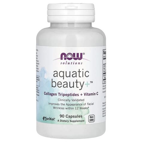 Now Foods Solutions Aquatic Beauty 캡슐 90정