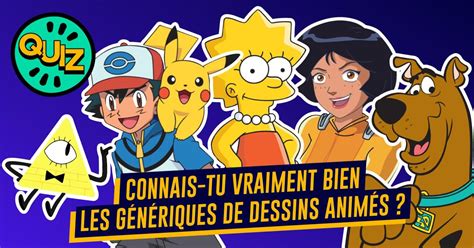 Connais tu vraiment bien les génériques de dessins animés