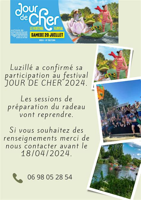 Jour de Cher 2024 Commune de Luzillé