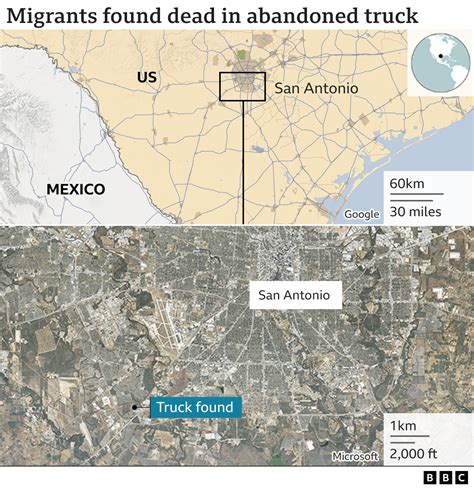 Texas Migrant Deaths At Least 46 Found Dead In Abandoned Truck Bbc News