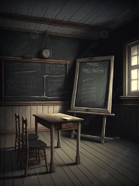 Classroom Desk Blackboard Retro Background Wallpaper Image For Free