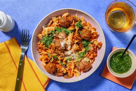 Gigli Met Vegetarische Gehaktballetjes Recept HelloFresh