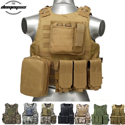 Tactical Hunting Vest Military Molle Men Male Plate Carrier Module For