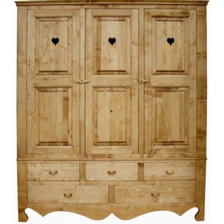 Armoire Coeurs Portes Tiroirs Coeur De Montagne Mobilya