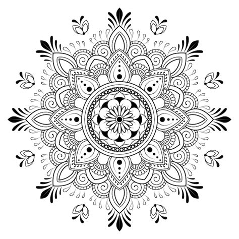 Vector De Mandala Para Un Hermoso Dise O Vector Premium