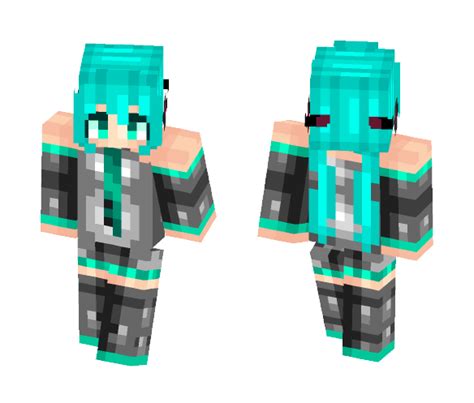 Get Hatsune Miku Minecraft Skin For Free Superminecraftskins