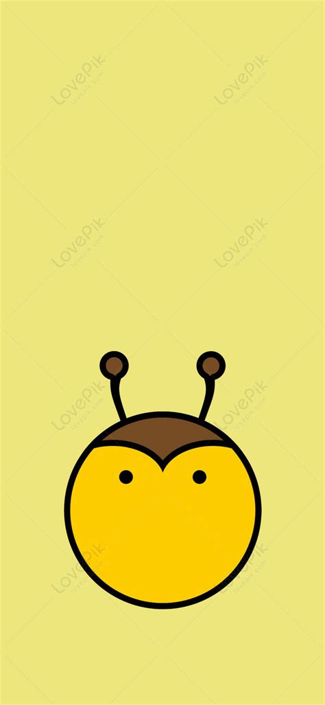 Cartoon Bee Mobile Phone Wallpaper Images Free Download on Lovepik | 400533891