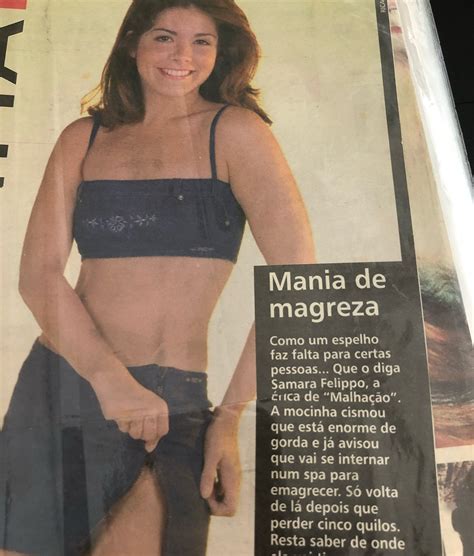 Samara Felippo Relembra Luta A Pr Pria Imagem Em Text O Vogue