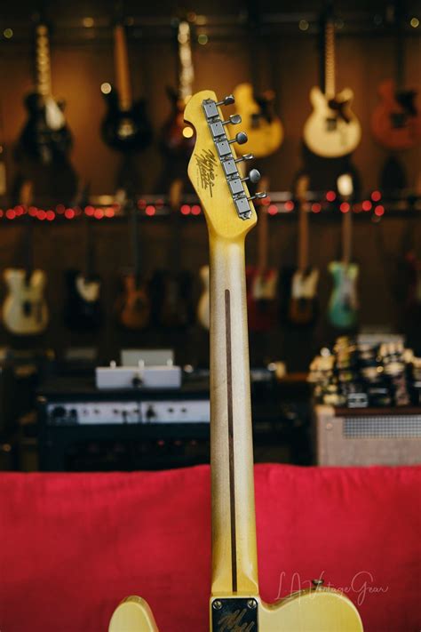 Mario Martin Relic D Model T Blackguard Electric Guitar In Nocaster Blonde With Arcane