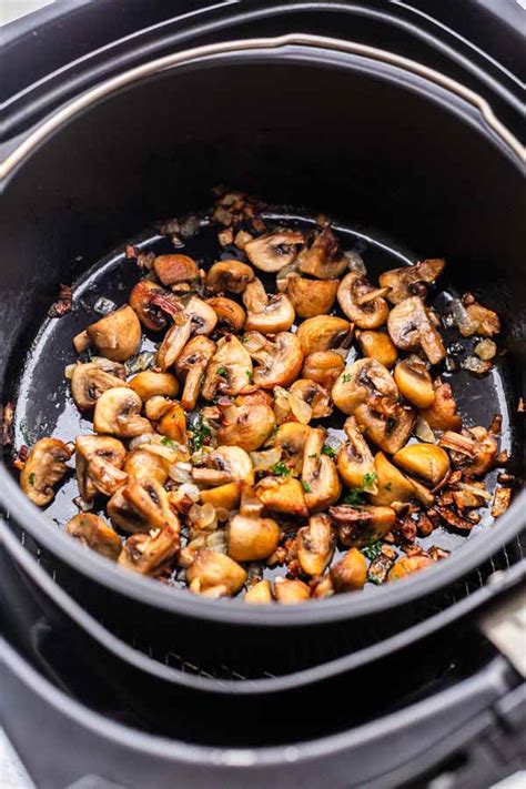 How To Make Air Fryer Garlic Mushrooms Fast Food Bistro