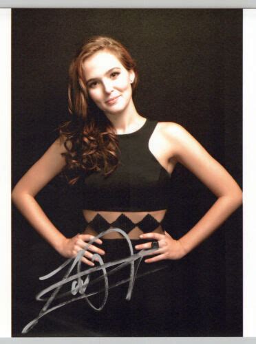 Zoey Deutch Glamour Shot Autographed Photo Signed X Ebay