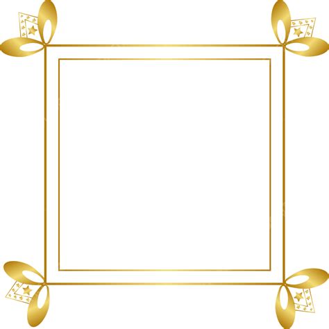 Marco De Fotos Certificado Dorado Vector Png Foto Del Certificado