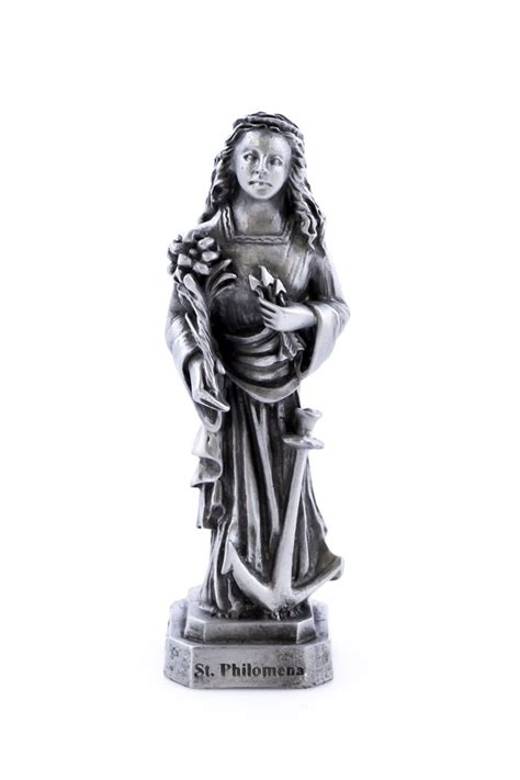 Buy The Bethany Collection Fine Pewter Statues Pewter Catholic Saint