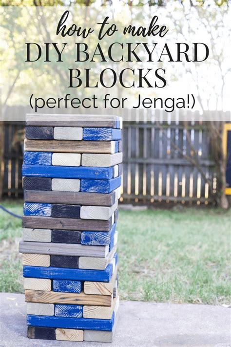 Outdoor Decorating Diy Outdoor Jenga Read More Diy Lawn