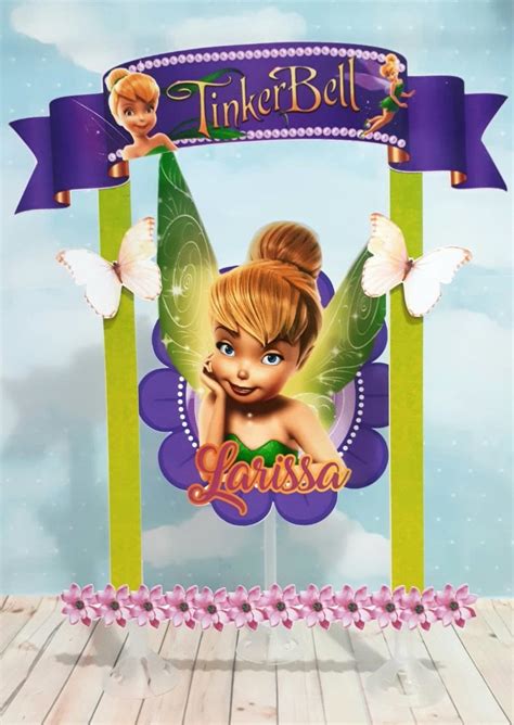 Topo De Bolo Tinker Bell Sininho Elo Produtos Especiais