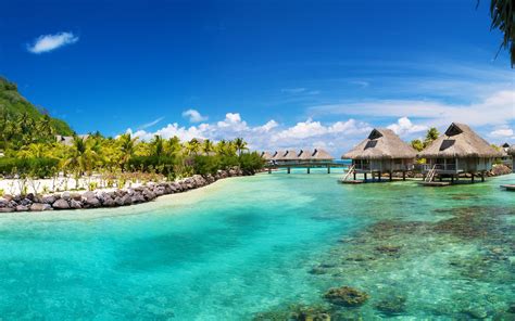 Hilton Bora Bora HD desktop wallpaper : Widescreen : High Definition ...