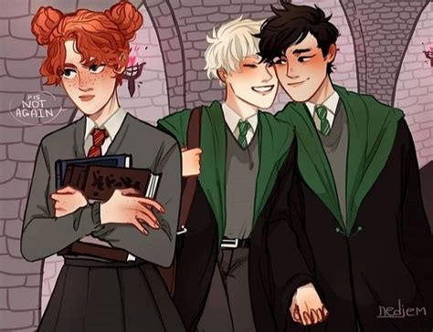 Albus scorpius and rose | Harry potter curses, Harry potter anime ...