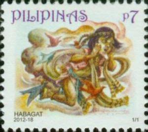 Stamp: Habagat (God of Winds) (Philippines(Philippine Folklores and ...