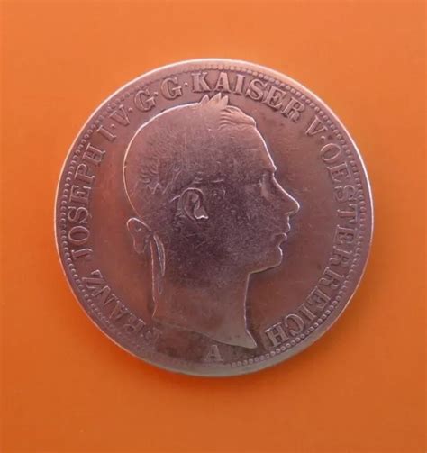 1858 ÖSTERREICH FRANZ Joseph Vereinsthaler Münze 19 Gr 32mm Silber