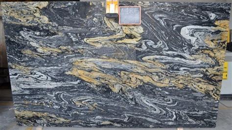 Mm Tan Black Granite Slab For Flooring At Rs Square Feet In