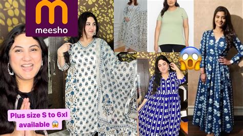 Meesho Haul Cotton Kurtis Suit Dupatta Plus Sizes S To Xl Xl Xl