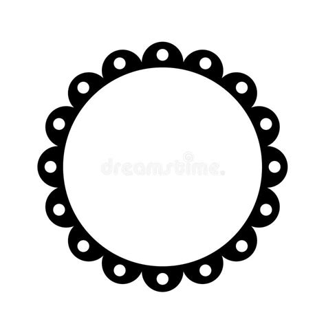 Scalloped Oval Svg