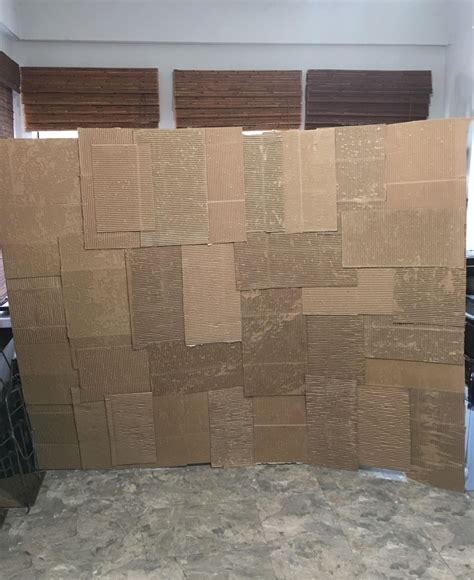 Diy Cardboard Backdrop