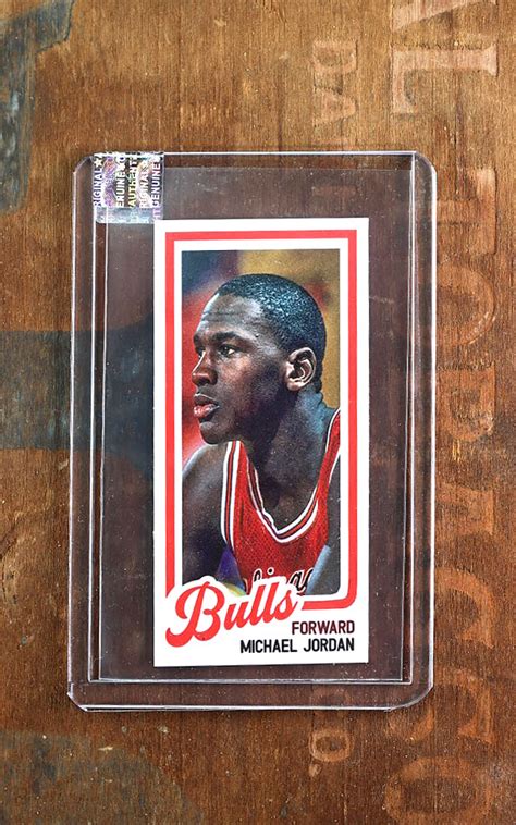 1984 85 Michael Jordan Rookie RC Supermini Chicago Bulls NO 1986 Fleer