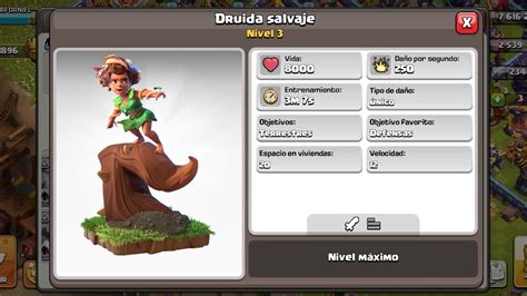 Mejoramos La Druida Salvaje Al Maximo En Clash Of Clans Youtube