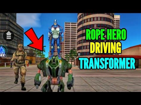 Rope Hero Driving Transformer Rope Hero Vice Town Pagal Gamerz