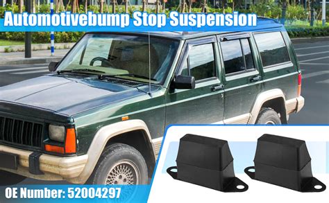 Amazon X AUTOHAUX 2 Pcs 3 Rear Suspension Bump Stop For Jeep XJ