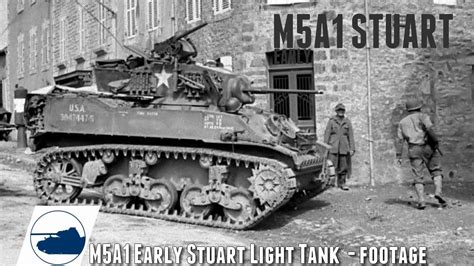 Ww2 M5a1 Stuart Light Tank Normandy Footage Youtube