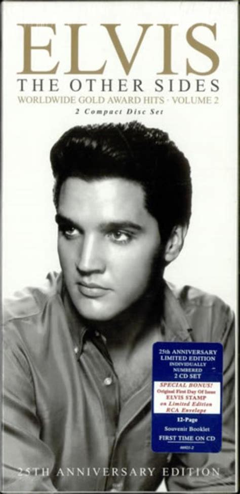 Elvis Presley The Other Sides Worldwide Gold Award Hits Volume 2 Us Promo 2 Cd Album Set