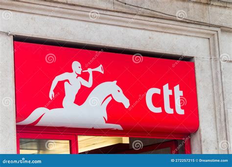 Logo and Sign of CTT Correios De Portugal, S.a Editorial Image - Image ...