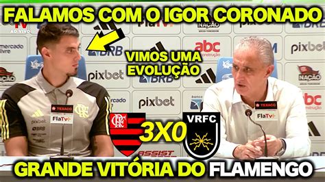 Grande Vit Ria Do Flamengo Tite Rasgou O Verbo Na Coletiva Ap S