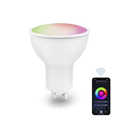 Ampoule LED WIFI Contrôle Application 5W RVB Dimmable LED Smart Avec