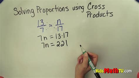 How To Solve Proportions Using Cross Multiplication Solving