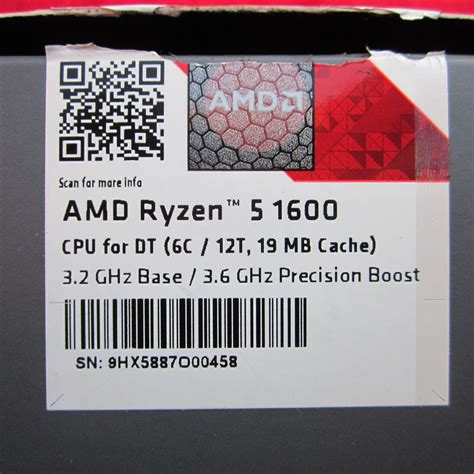 AMD Ryzen 5 1600 AF CPU With Cooler Jawa