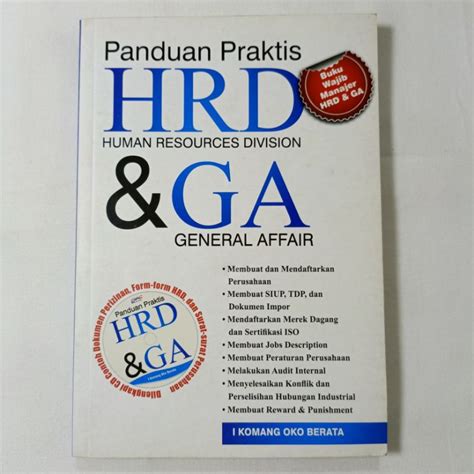 Jual Buku Panduan Praktis Hrd Ga I Komang Oko Berata Shopee Indonesia