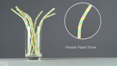 Cheap Compostable Biodegradable Disposable Bendy Drinking Paper Straws