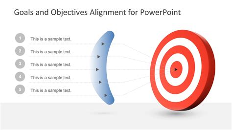 Goals And Objectives Alignment Slides For Powerpoint Slidemodel