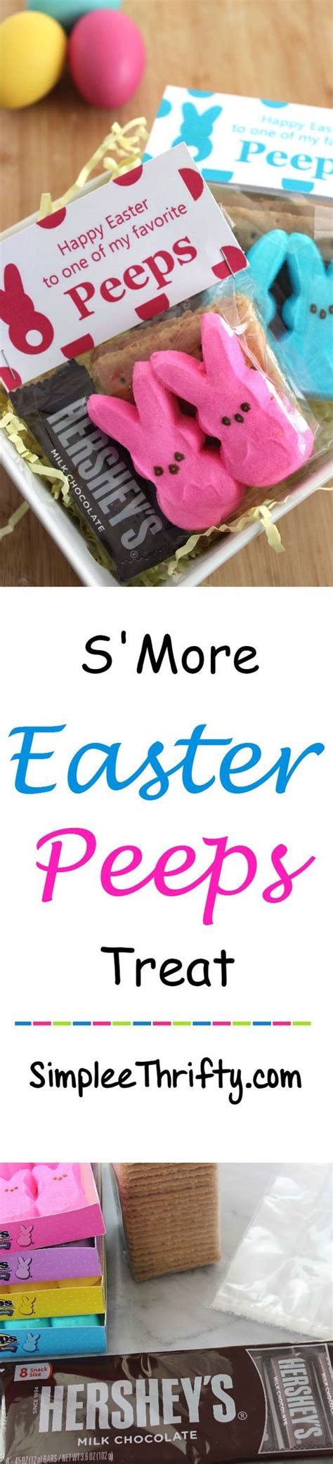 Smore Easter Peeps Treats Simplee Thrifty Diy Easter Treats