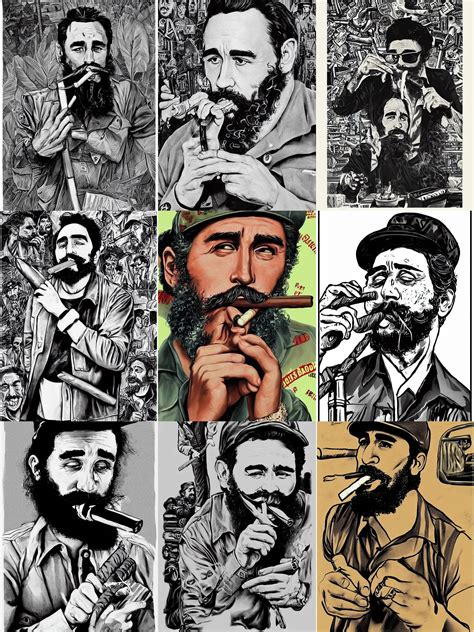 KREA A Paparazzi Photo Of James Franco As Fidel Castro Smoking A