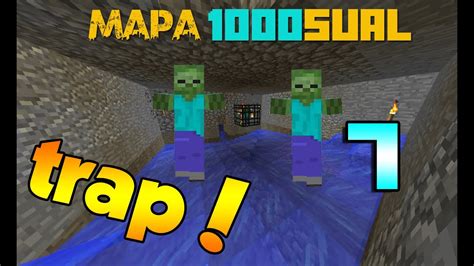 Mapa 1000sual EP7 Como Fazer Uma Mob Trap Em Um Mob Spawner Minecraft