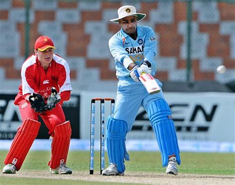 Virender Sehwag Reached His 50 Off Only 27 Balls