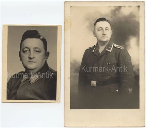 B640 FOTO WEHRMACHT Front Soldat Studio Portrait Luftwaffe Orden