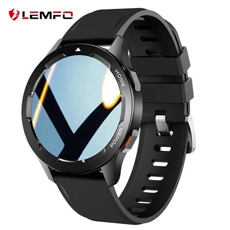 Lemfo Smart Watch Men Bluetooth Call Nfc Ai Assistant Custom Watch