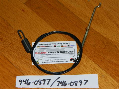 Snowblower Parts MTD Snowblower Auger Cable MADE IN USA 946 0897