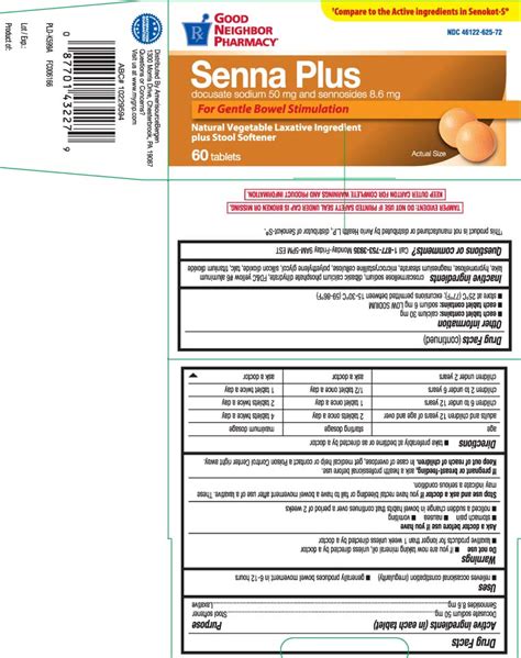 SENNA PLUS Docusate Sodium Sennosides Tablet