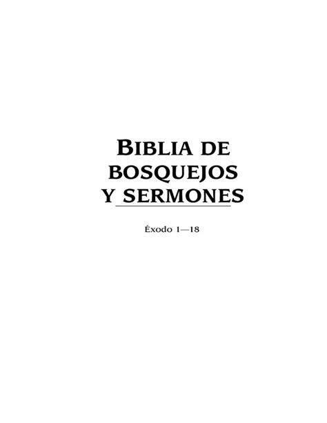 PDF BIBLIA DE BOSQUEJOS Y SERMONES Editorial PDF Filesin Permiso